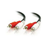C2G 6ft Value Series RCA Type Audio Cable - audio cables (2 x RCA, Male/Male, Black)