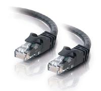 C2G 7m Cat6 Patch Cable cavo di rete Nero U/UTP (UTP) NEW