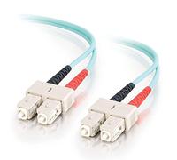 C2G 85513 CABLE DE FIBRA OPTICA 1 M OFNR SC TURQUESA