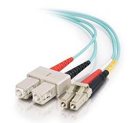 C2G 85532 cavo a fibre ottiche 2 m OFNR LC SC Turchese