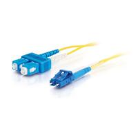 C2G 85591 cavo a fibre ottiche 10 m OFNR LC SC Giallo