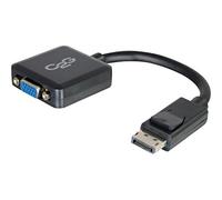 C2G ADAPTADOR CONVERTIDOR ACTIVO DE DISPLAYPORT? MACHO A VGA HEMBRA, 20 CM, NEGRO