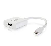 C2G Adattatore audio/video USB 3.1 USB-C a 4K UHD HDMI, bianco, 29475 (8 pollici)