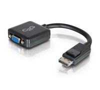 C2G Adattatore convertitore attivo DisplayPort maschio a VGA femmina 20 cm - Nero (8in C2G DisplayPort M to VGA F BLK Lifetime NEW