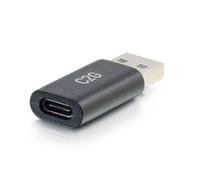 C2G Adattatore convertitore SuperSpeed USB 5 Gbps da USB-C® femmina a USB-A masc