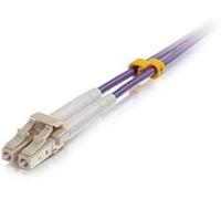 C2G CABLE DE FIBRA LC/LC OM4 LSZH DE 1 M - VIOLETA