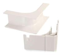 C2G/Cables to Go 16110 Wiremold Uniduct 2900 - Gomito interno conforme al raggio di curvatura, colore: Bianco nebbia