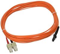C2G /Cables to Go 33123 MTRJ/SC Duplex 62.5/125 Cavo patch in fibra multimodale (7 metri, arancione)