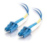 C2G /Cables to Go 37807 LC/LC - Cavo patch duplex in fibra monomodale 9/125 Plenum, blu (3 metri)