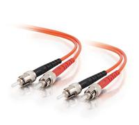 C2G /Cables to Go 37880 ST/ST - Cavo patch duplex in fibra multimodale 50/125 (6 metri, arancione)