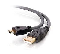 C2G Cavi to Go 29653 Ultima USB 2.0 A a Mini-B, cavo carbone (5 metri)