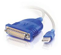 C2G Cavo adattatore da USB-A a DB25 RS232 - Blu - 6ft