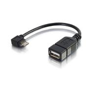 C2G Cavo adattatore per dispositivo mobile USB Micro-B a dispositivo USB OTG di 0,15 M - Nouvo