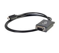 C2G Cavo adattatore USB C 2.0 a DB9 RS232 maschio null modem porta seriale del computer