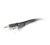 C2G Cavo audio AUX 3,5 mm slim da 3 m - M/M, jack audio