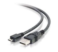 C2G Cavo da USB 2.0 A a Micro-B M/M da 2 m - Nero [2 m] (C2G 6.6ft USB to Micro B Cable - USB A to Micro USB Cable - USB 2.0 -