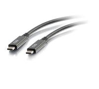 C2G Cavo da USB-C a C 3.1 (Gen 1) maschio a maschio (3A) 3' nero (28830)
