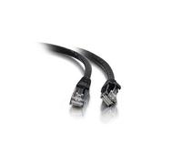 C2G Cavo di rete ad alta velocità Cat5e Ethernet RJ45, cavo LAN Snagless UTP LSZH-BLK