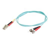 C2G - Cavo Duplex multifunzione in PVC, a fibra ottica, lunghezza 1 m, LC-ST 10 GB, 50/125 OM3 20M