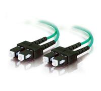 C2G - Cavo Duplex multifunzione in PVC, a fibra ottica, lunghezza 1 m, SC-SC 10 GB, 50/125 OM3 15 m
