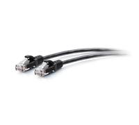 C2G Cavo Ethernet CAT6A extra flessibile da 0,9 m, ideale per l'uso con router, modem, Internet, Wifi box, Xbox, PS5, Smart TV, Sky Q, telecamera IP, offre velocità Internet ultra veloci, colore: nero
