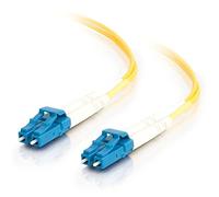 C2G Cavo in fibra/fibra ottica di 5m per le applicazioni di Gigabit Ethernet LC/LC LSZH Duplex monomodale 9/125 SM fibra