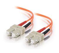 C2G Cavo in fibra ottica/fibra ottica per Fast Ethernet, canale in fibra, ATM e Gibabit, cavo patch SC/SC Duplex multimodale, 62,5/125 mm, lunghezza 30 m