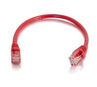 C2G Cavo patch di rete non schermato (UTP) Cat6 da 0,5 m, rosso