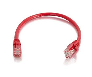 C2G Cavo patch di rete non schermato (UTP) Cat6 da 0,5 m, rosso