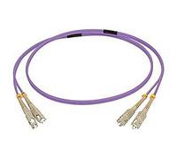 C2G Cavo patch patch SC/SC OM4 LSZH, 5 m, in fibra ottica, duplex, 50/125 micron, OM4, colore: Viola