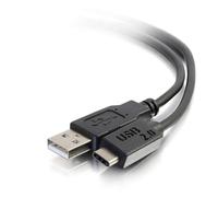 C2G CAVO USB 2.0 USB-C A USB-A 12FT M/M - NERO - Cavi USB