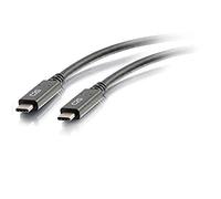 C2G - Cavo USB C da 0,9 m - USB 3.1 (3A) - Cavo USB Tipo C M/M - Nero - Cavo USB - USB-C (M) a USB-C (M) - USB 3.1 Gen 1-3 A - 90 cm - nero