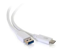 C2G Cavo USB-C® maschio a USB-A maschio da 0,9 m - USB 3.2 Gen 1 (5 Gbps) compatibile con Samsung Galaxy S10, S9, MacBook, Huawei P10, P9, Sony XZ, HTC 10 e altri