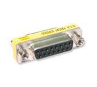C2G DB15 F/F Mini Gender Changer DB15-Pin (CablesToGo DB-15 F to F Mini Gender Changer) NEW