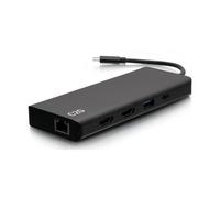 C2G Docking station a doppio schermo 9-in-1 USB-C® con HDMI®, Ethernet, USB, jac