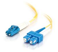 C2G fibra di 2m/cavo a fibre ottiche per la fibra mista del duplex 9/125 SM delle applicazioni LC/SC LSZH di Gigabit Ethernet