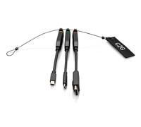 C2G Loop di adattatori dongle 4K HDMI® universale con Mini DisplayPort™, DisplayPort e USB-C® a codice colore - Nouvo