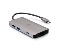 C2G Mini dock USB-C 8 in 1 con HDMI, 2 porte USB-A, Ethernet, lettore schede SD e tecnologia Power Delivery USB-C fino a 100 W