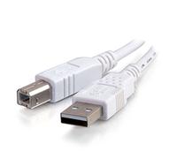 C2G USB 2.0 A/B Cable 2m cavo USB USB A USB B Bianco