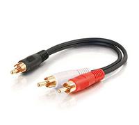 C2G Value Series RCA Plug/RCA Plug x2 Y-Cable RCA Plug x 2 Nero
