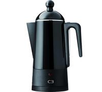 C3 30 - 30204 Design Perkolator Eco 4-12 tazze, in acciaio inox, colore: nero laccato