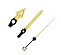C3 Lancette luminose con freccia con bordo giallo, 8×12,5×13mm compatibili con parti di ricambio for la modifica dell'orologio subacqueo con movimento SKX007 NH35/NH36/7S