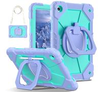 C3 Modello Silicone PC All Inclusive Custodia Protettiva per Tab A9 8 7 pollici Antiurto Goccia con Funzione Staffa Processo di Goffratura Guscio Piatto