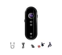 C3 Pro Thumb Action Camera 1080P HD Small Body Helmet Camera with Bicycle Holder for POV Vlogging Re