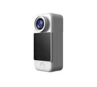 C300 Pocket Action Camera 4K/30FPS Batteria lunga Stabilizzazione GIROCOLARE a 6 assi 5G WiFi Webcam remota Sport DV Shooting Cam(C300 Pocket White)