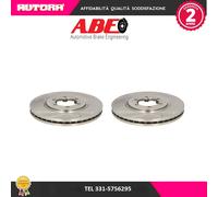 C30014ABE Coppia disco freno anteriore (MARCA ABE)..