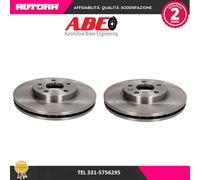 C30023ABE Coppia disco freno anteriore (MARCA ABE)..