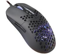 C306 Mouse da gioco a nido d'ape cablato, mouse da gioco retroilluminato RGB con 12800 DPI regolabili, 7 pulsanti personalizzabili, mouse da gioco per PC Mouse ergonomico cablato per giochi e lavoro
