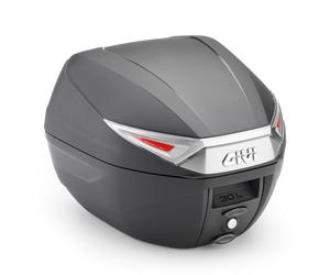 C30NT - Bauletto Givi MONOLOCK® 30lt Nero goffrato con catadiottri fumé