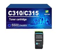 C310 C315 006R04364 006R04365 006R04367 006R04366 Cartuccia Toner Compatibile Per Xerox C310 C315 Stampante, Toner Ad Alta Resa 8000/5500 Pagine,Cyan-1 Pack